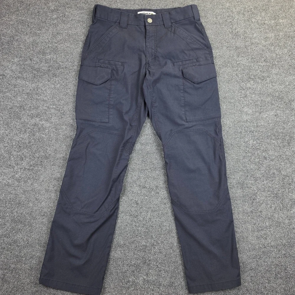 First Tactical V2 Pants Mens 32x32 Cargo Utility Work Midnight Navy Blue Ripstop